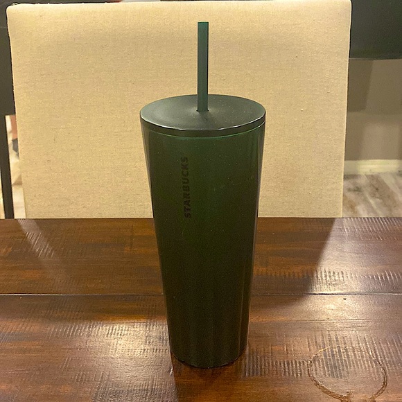 Starbucks Tumbler Cup, Black Green, Cold Cup, 24oz, ( NEW AND NEVER USED ) - Picture 1 of 5